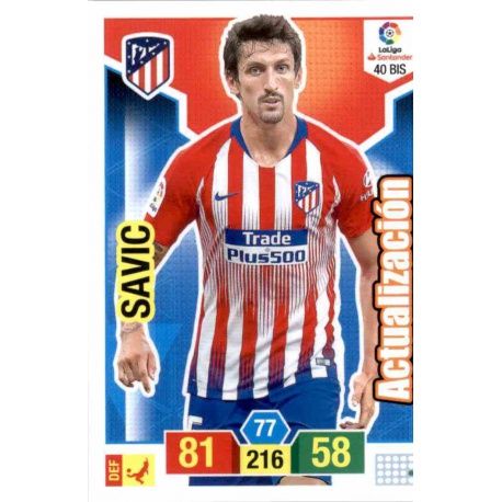 Savic Actualización 40 Bis Adrenalyn XL La Liga Santander 2018-19