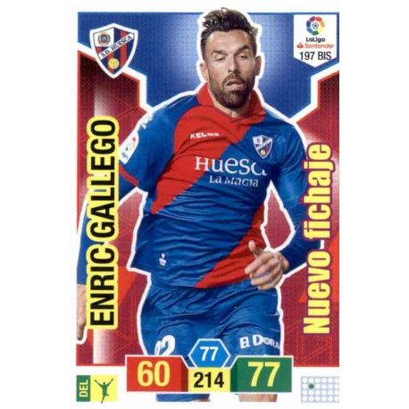 Enric Gallego Nuevo fichaje 197 Bis Adrenalyn XL La Liga Santander 2018-19