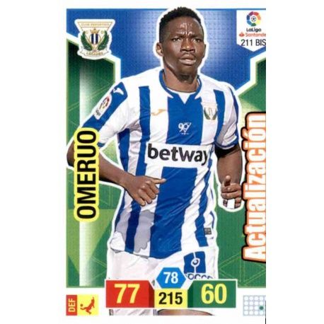 Omeruo Actualización 211 Bis Adrenalyn XL La Liga Santander 2018-19