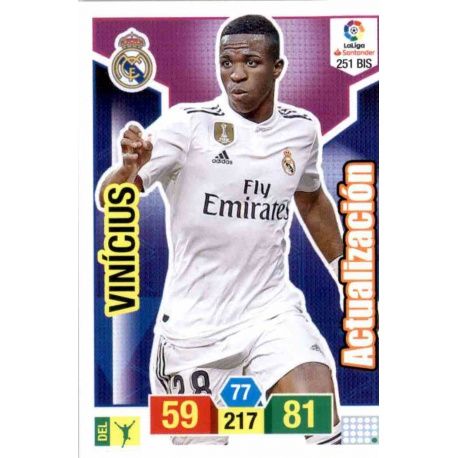 Vinícius Actualización 215 Bis Adrenalyn XL La Liga Santander 2018-19