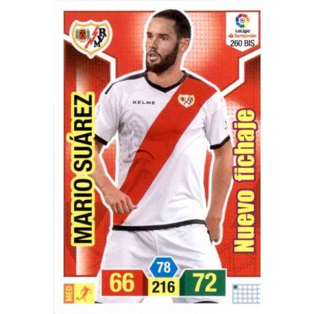 Mario Suárez Nuevo fichaje 260 Bis Adrenalyn XL La Liga Santander 2018-19