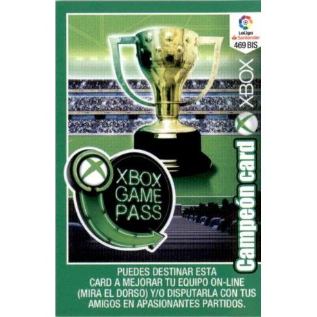 Campeón card Actualización 469 Bis Adrenalyn XL La Liga Santander 2018-19