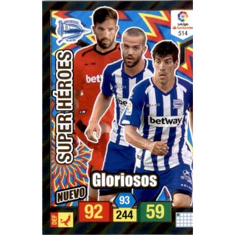 Gloriosos Nuevo Super Heroes 514 Adrenalyn XL La Liga Santander 2018-19