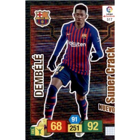 Dembélé Nuevo Super Crack 517 Adrenalyn XL La Liga Santander 2018-19