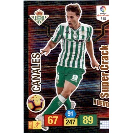 Canales Nuevo Super Crack 518 Adrenalyn XL La Liga Santander 2018-19