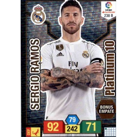 Sergio Ramos Platinum 238B Adrenalyn XL La Liga Santander 2018-19