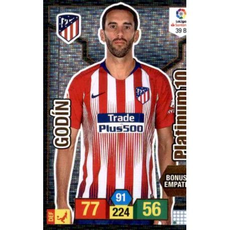 Godín Platinum 39B Adrenalyn XL La Liga Santander 2018-19