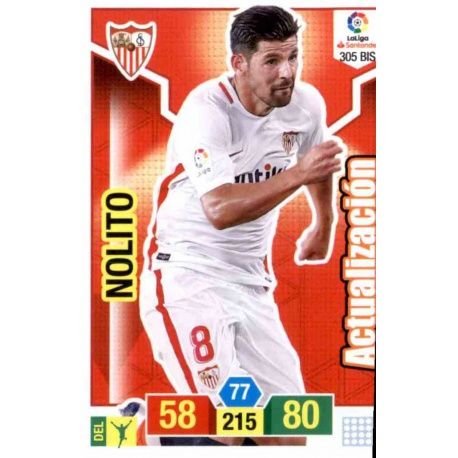 Nolito Actualización Platinum 305 Bis Adrenalyn XL La Liga Santander 2018-19