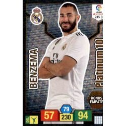 Benzema Platinum 245B Adrenalyn XL La Liga Santander 2018-19