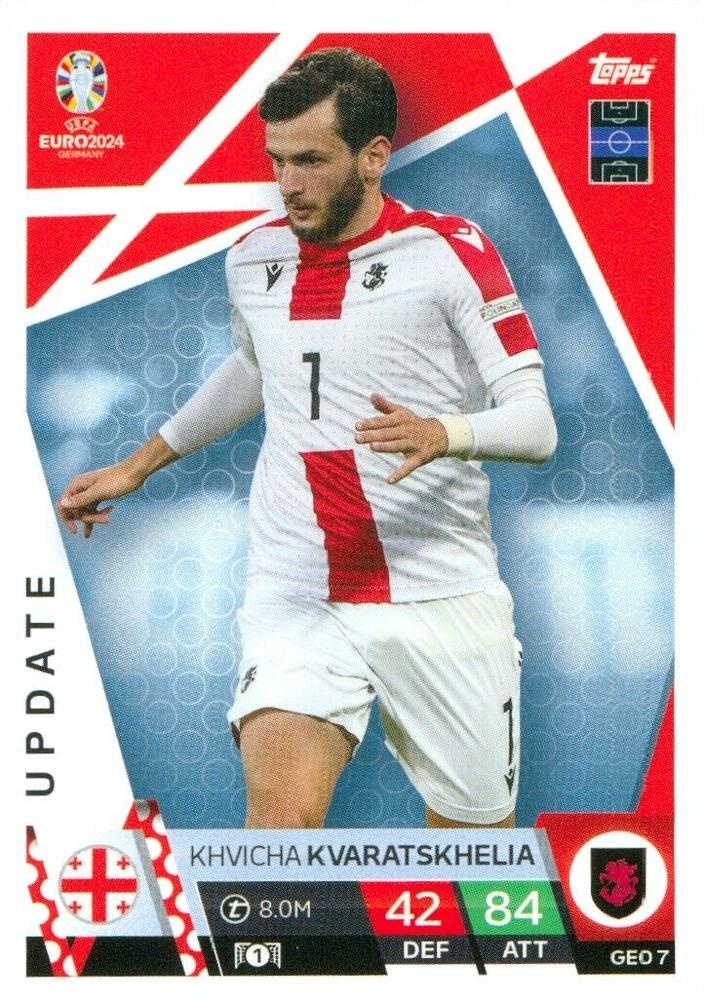 Match Attax UCC 25/26 Khvicha Kvaratskhelia (BE 8) (Neu (gemäss