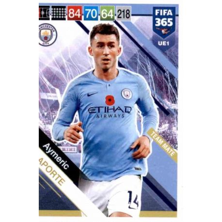 Aymeric Laporte Manchester City UE1 FIFA 365 Adrenalyn XL