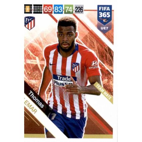 Thomas Lemar Atlético de Madrid UE7 FIFA 365 Adrenalyn XL