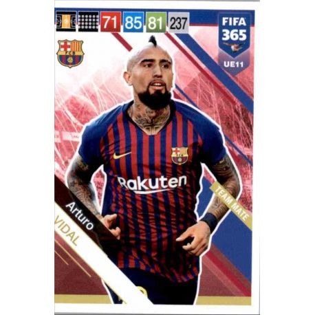 Arturo Vidal Barcelona UE11 FIFA 365 Adrenalyn XL