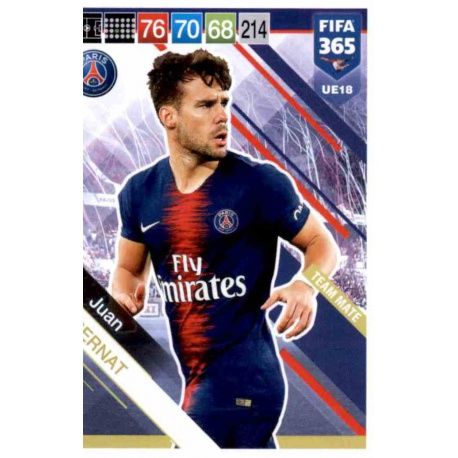 Juan Bernat Paris Saint-Germain UE18 FIFA 365 Adrenalyn XL