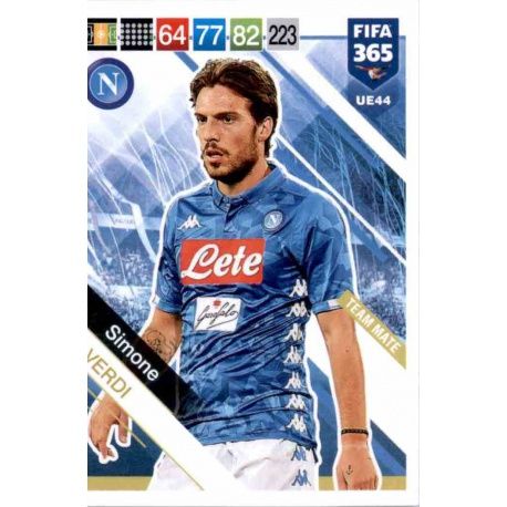 Simone Verdi SSC Napoli UE44 FIFA 365 Adrenalyn XL