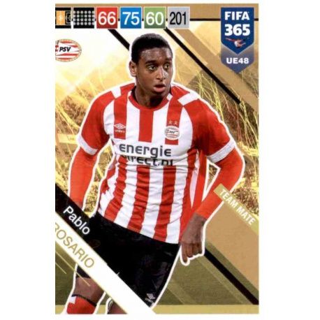 Pablo Rosario PSV Eindhoven UE48 FIFA 365 Adrenalyn XL