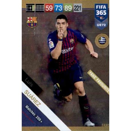 Luis Suárez Fans Favourite UE72 FIFA 365 Adrenalyn XL