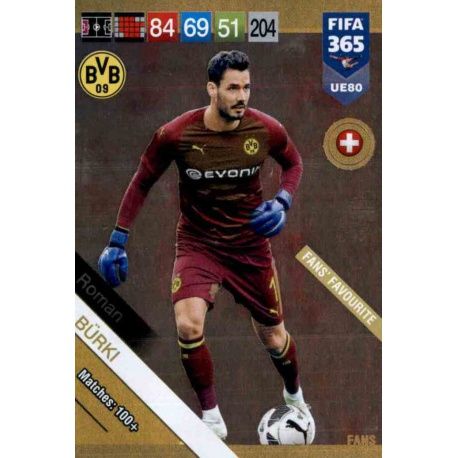 Roman Bürki Fans Favourite UE80 FIFA 365 Adrenalyn XL