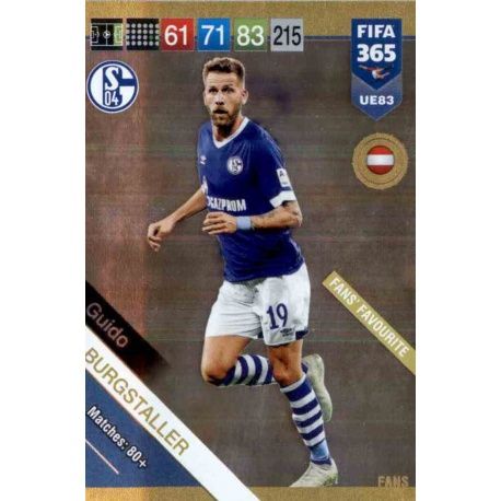 Guido Burgstaller Fans Favourite UE83 FIFA 365 Adrenalyn XL