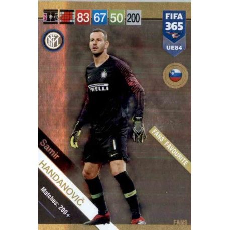 Samir Handanović Fans Favourite UE84 FIFA 365 Adrenalyn XL
