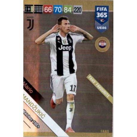 Mario Mandžukić Fans Favourite UE86 FIFA 365 Adrenalyn XL