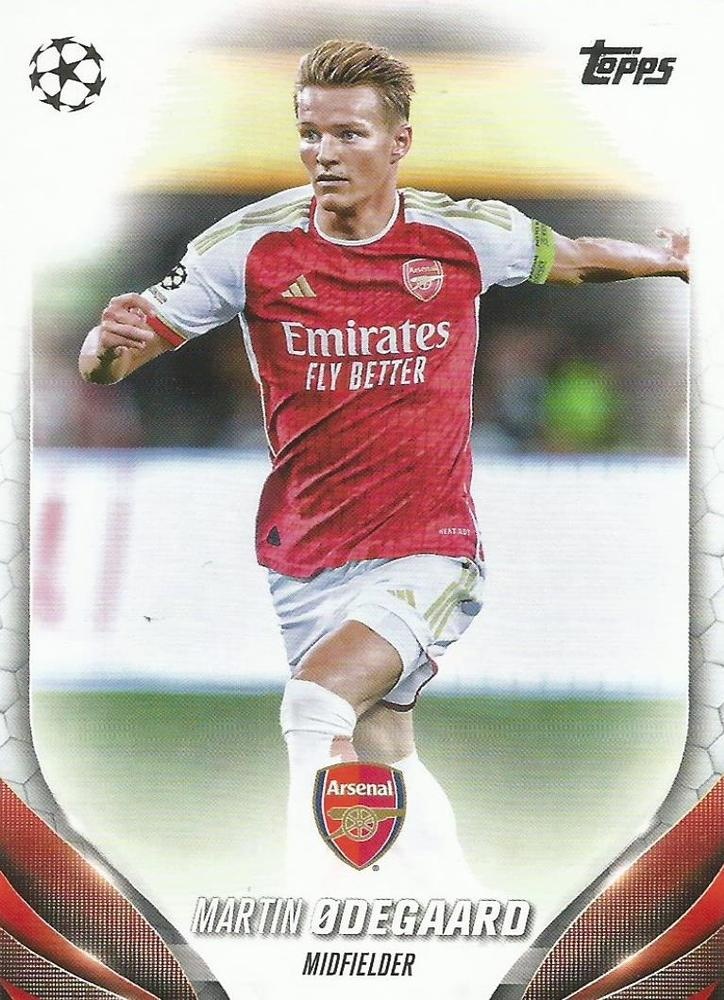Soccer Cards Martin Ødegaard Arsenal FC Topps Ucc Flagship 23/24