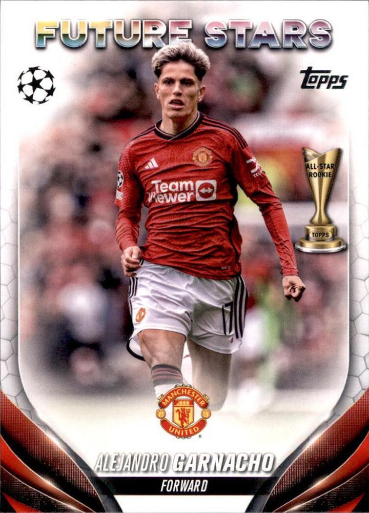 Soccer Cards Alejandro Garnacho Future Stars Topps Ucc Flagship 23/24