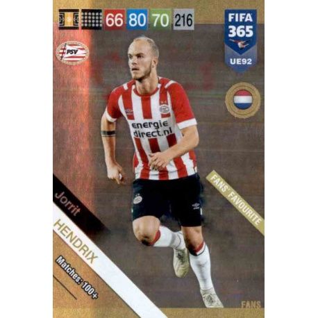 Jorrit Hendrix Fans Favourite UE92 FIFA 365 Adrenalyn XL