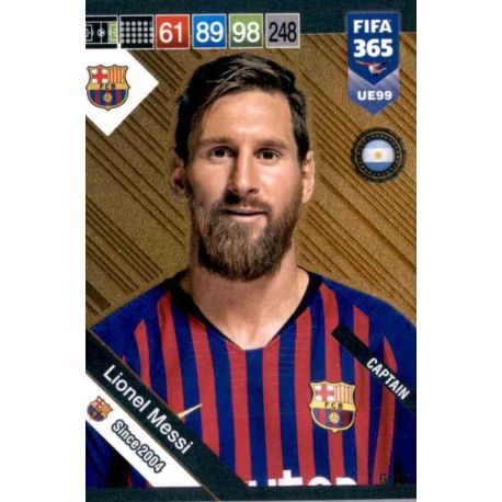 Lionel Messi Gold Captains UE99 FIFA 365 Adrenalyn XL