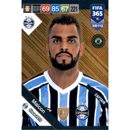 Maicon Gold Captains UE112 FIFA 365 Adrenalyn XL