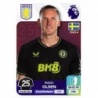 Cromos de Fútbol Robin Olsen Aston Villa Cromos Premier League 2023 24