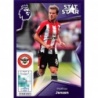 Sticker of Mathias Jensen Stat Star Brentford Álbum Premier League 2024
