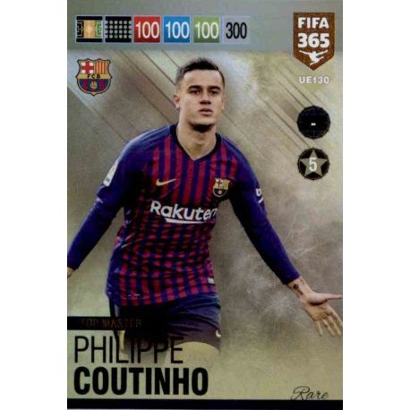 Philippe Coutinho Rare Top Masters UE130 FIFA 365 Adrenalyn XL