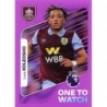 Sticker of Luca Koleosho One To Watch Burnley Premier League Stickers 2024