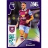 Sticker of Josh Brownhill Stat Star Burnley Panini Premier League 2024