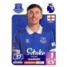 Sticker of James Garner Everton Panini Premier League 23/24