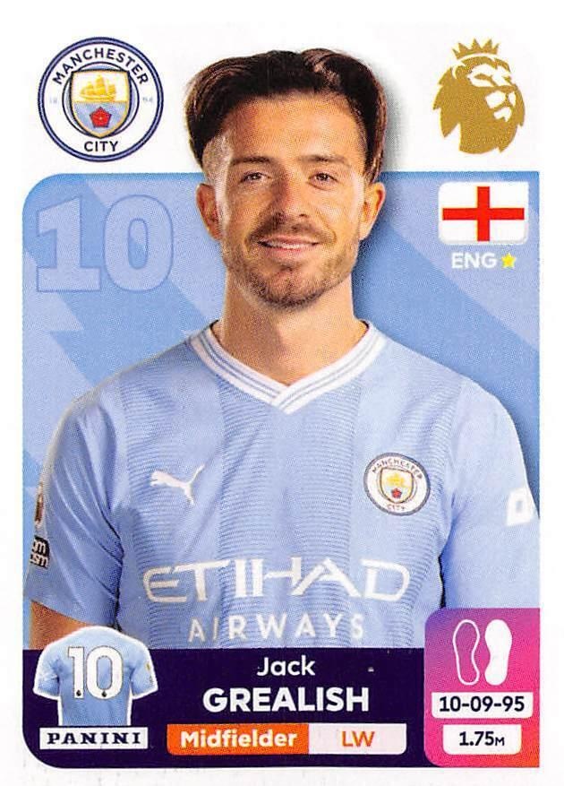 2024-25 Panini Adrenalyn XL Fifa 365 Grealish Manchester City El diez /FF4  | eBay