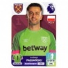 Sticker of Łukasz Fabiański West Ham United Álbum Premier League 2024