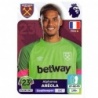 Sticker of Alphonse Areola West Ham United Álbum Premier League 2024