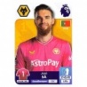 Sticker of Jose Sa Wolverhampton Wanderers Stickers Premier League 2023 24