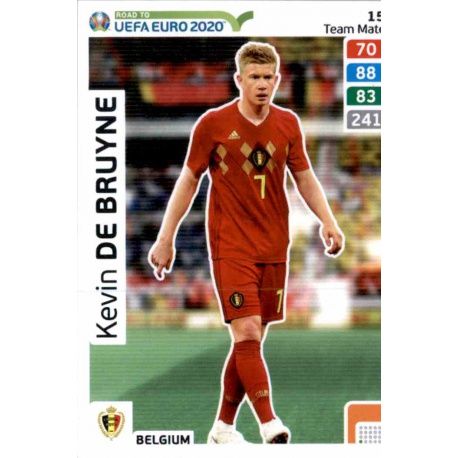 Kevin De Bruyne Belgium 15 Adrenalyn XL Road To Uefa Euro 2020