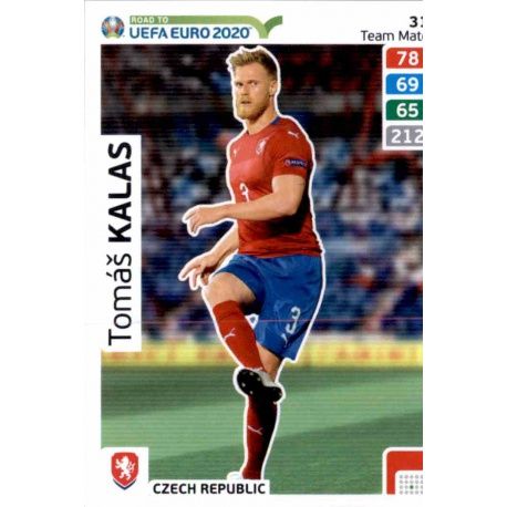 Tomáš Kalas Czech Republic 31 Adrenalyn XL Road To Uefa Euro 2020