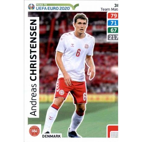 Andreas Christensen Denmark 38 Adrenalyn XL Road To Uefa Euro 2020