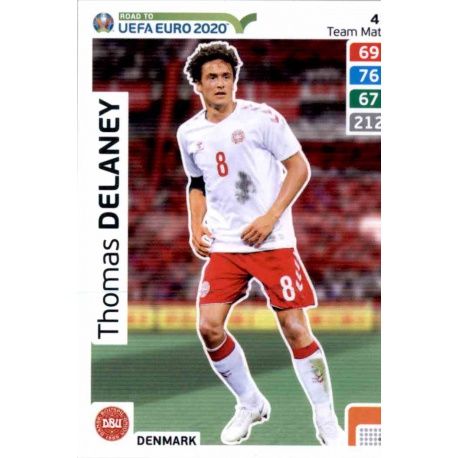 Thomas Delaney Denmark 41 Adrenalyn XL Road To Uefa Euro 2020