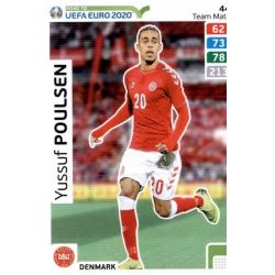 Yussuf Poulsen Denmark 44 Adrenalyn XL Road To Uefa Euro 2020