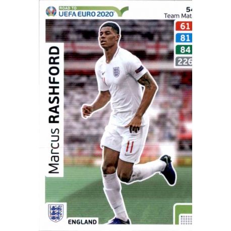 Marcus Rashford England 54 Adrenalyn XL Road To Uefa Euro 2020