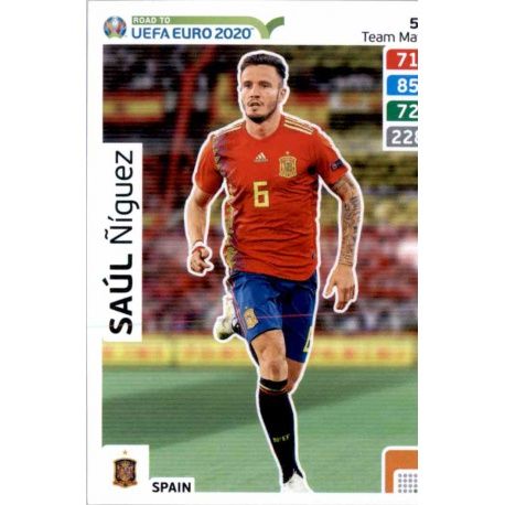 Saúl Ñíguez Spain 59 Adrenalyn XL Road To Uefa Euro 2020