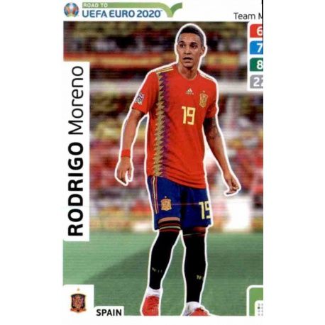 Rodrigo Moreno Spain 63 Adrenalyn XL Road To Uefa Euro 2020