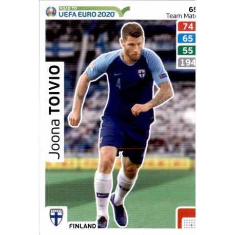 Joona Toivio Finland 65 Adrenalyn XL Road To Uefa Euro 2020