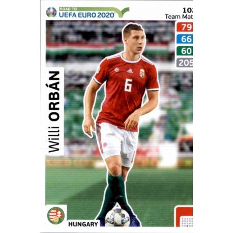 Willi Orbán Hungary 102 Adrenalyn XL Road To Uefa Euro 2020